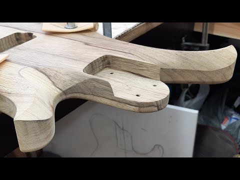 Видео: OMGUITARS. Корпус для безголовой гитары (Headless) Часть 5.