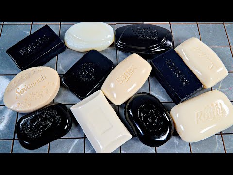 Видео: ASMR SOAP. Резка сухого мыла. Satisfying video🖤🩶 @ASMRSOAPUK