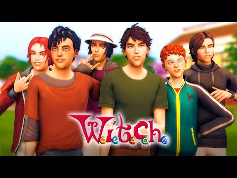 Видео: Калеб•Мэтт•Эрик•Найджел•Мартин•Эндрю | W.I.T.C.H. | Симс 4