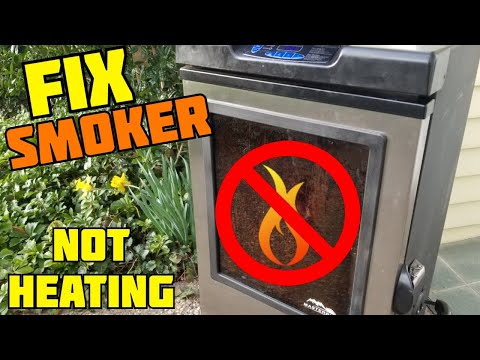 Видео: Как исправить ошибку, из-за которой электрическая коптильня Masterbuilt не нагревается | Коптильн...