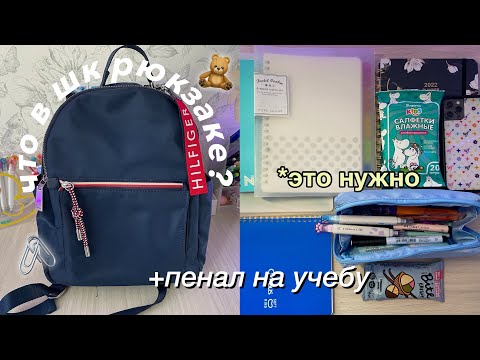 Видео: Собираю Рюкзак И Пенал В Школу *Back to school 2022* Что в моем рюкзаке?