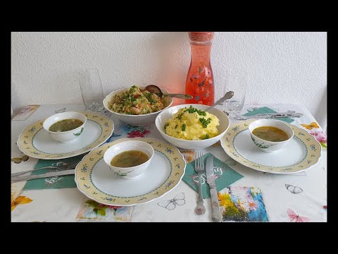 Видео: Легкий летний обед!Картофельное пюре как пух!