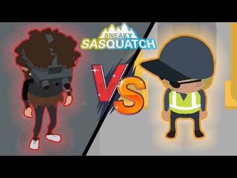 Видео: Снежный человек против службы безопасности порта! — Хитрый снежный человек