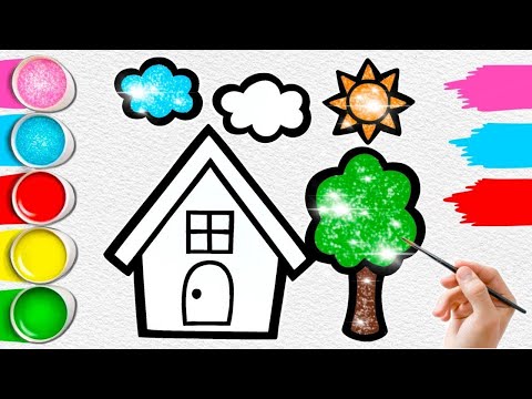 Видео: Учим цвета с House | Искусство и рисунки от Pi