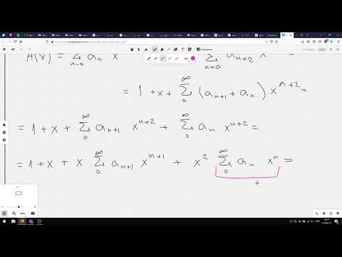 Видео: 14.04.2021 - дискра, производящие функции