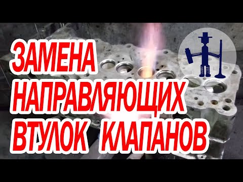 Видео: Правильная замена направляющих втулок клапанов Инструменты Оправки На что обратить внимание