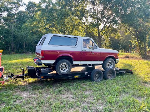 Видео: Первое испытание автовоза Big Tex 70CH и лебедки Warn VR EVO 8000!!