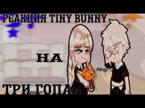 Видео: реакция tiny bunny на ТРИ ГОПА || зайчик || реакция тини банни на три гопа.