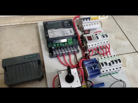 Видео: Электрический щиток для частного дома, дачи 380 - 220в. Electrical panel 380 - 220v.