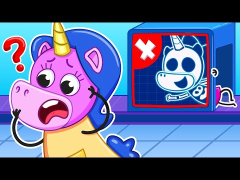 Видео: Не Балуйся в Аэропорту! | Рентген в Аэропорту и Другие Полезные Детские Мультики | Крошка Мими🦄