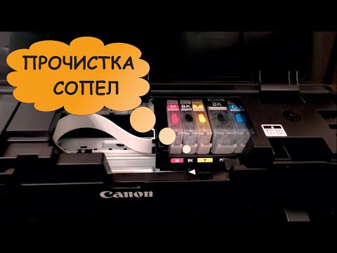 Видео: Canon промывка головки