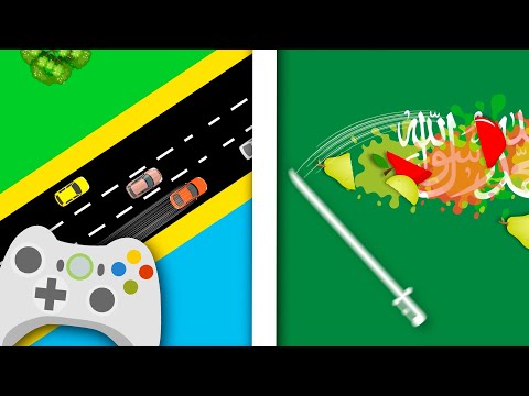 Видео: Флаги, но это видеоигры | Развлечения с флагами