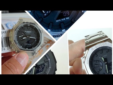 Видео: Популярные Casio G-Shock 2100 в прозрачном корпусе! Плюсы и минусы прозрачного корпуса! tactical