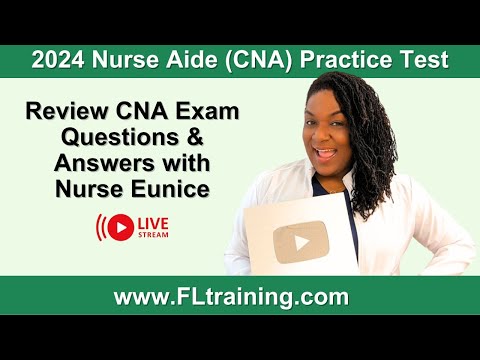 Видео: Практический тест на должность помощника медсестры (CNA) 2024 года с медсестрой Юнис