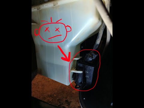 Видео: Hyundai Getz.Замена моторчика-помпы, бачка стекло омывателя