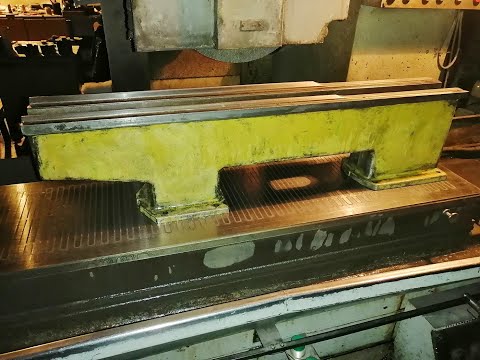 Видео: Ремонт станины токарного станка ТВ-6 (ТВ-4). Шлифовка плоских направляющих. Часть 2.