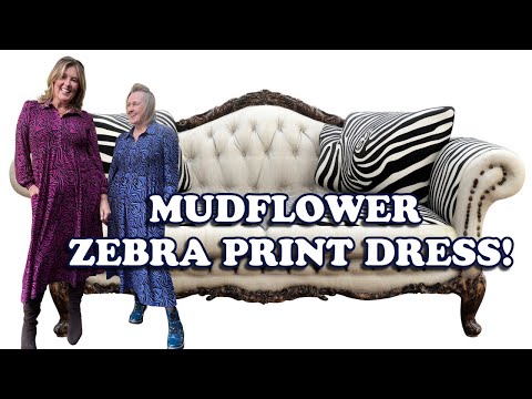 Видео: Примерка модной одежды среднего размера | Платье Mudflower Zebra: идеи ярких нарядов 💫