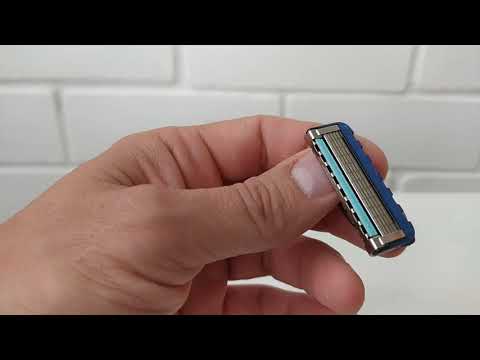 Видео: Лезвие Gillette Fusion proglide 5 оригинал