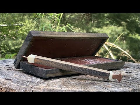 Видео: Восковая табличка: воссоздание древней записной книжки