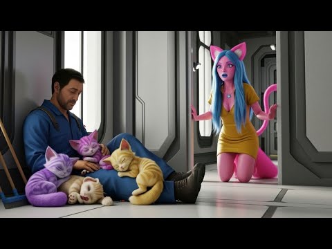 Видео: Детеныши королевы постоянно сбегали из королевской детской но всегда находились спящими на коленях у