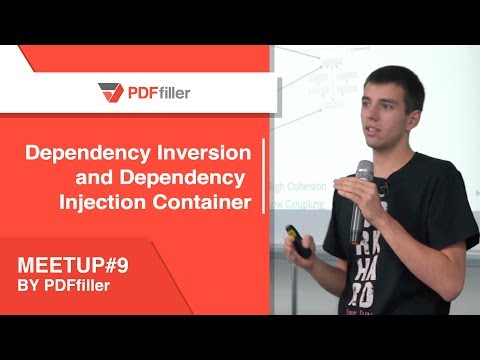 Видео: Dependency Inversion и Dependency Injection Container // PDFfiller meetup.