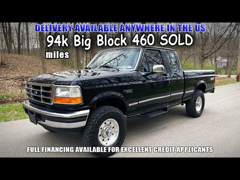 Видео: 460 Big Block OBS Продается: Ford F-250 XLT 4x4 1996 года с пробегом всего 94 тыс. миль!