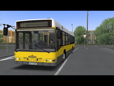 Видео: Omsi 2 Чистогорск #50: 146 маршрут (Политех - Сады "Большое Царёво"), Volvo 7000А.