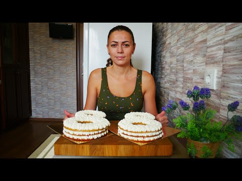 Видео: Торт цифра 8 с КРЕМ ЧИЗ ВИШНЁВЫМ КОНФИТЮРОМ Рецепт БЕЗЕ Торт МЕДОВИК Медовый торт