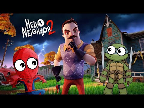Видео: Привет сосед 2! Прохождение hello neighbor СПАЙДЕР И НИНДЗЯГО!