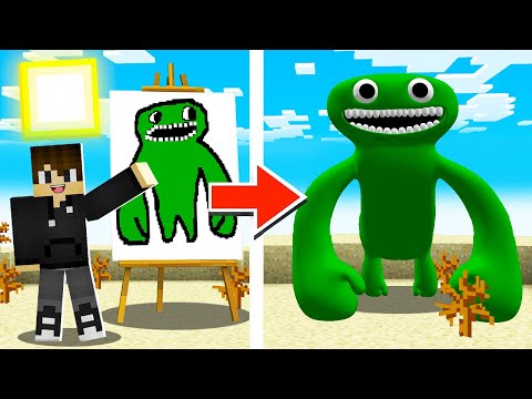 Видео: ВСЁ ЧТО Я НАРИСУЮ ОЖИВАЕТ В МАЙНКРАФТ! НУБ ПРО И ДЕВУШКА БАНБАН! ДЕТСКИЙ САД БАНБАН MINECRAFT