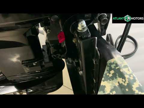 Видео: Регулируемый транец винт-водомет AtlantMotors