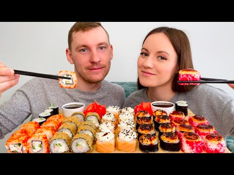 Видео: МУКБАНГ РОЛЛЫ СУШИ ФИЛАДЕЛЬФИЯ КОНКУРС ответы на вопросы MUKBANG SUSHI ROLLS PHILADELPHIA CONTEST