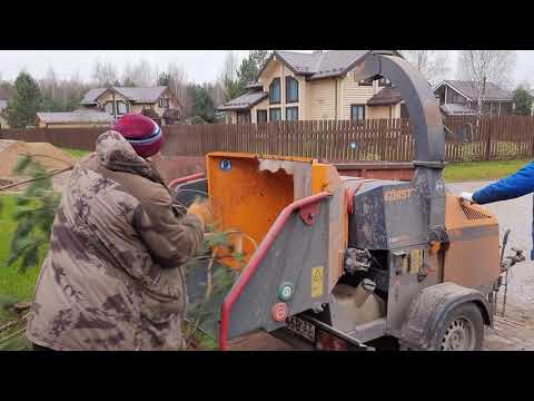 Видео: Дробилка для веток деревьев аренда и как это происходит