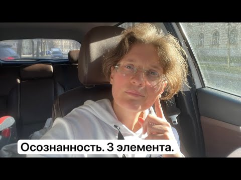 Видео: Что такое на самом деле Осознанность. 3 элемента. #силамысли