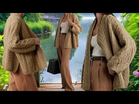 Видео: Идеальные кардиганы, которые идут всем. Perfect cardigans that suit everyone.