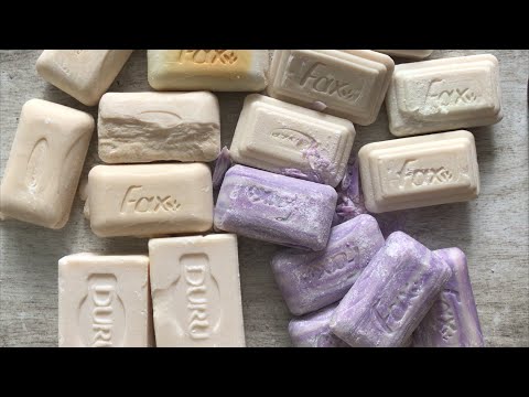 Видео: ASMR SOAP # 81 /Super super dry soap/Супер сухое мыло из экономупаковки