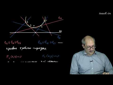 Видео: Дынников И.А.- Аналитическая геометрия - 18. Теоремы Паскаля и Брианшона.Поляры.Сечения поверхностей