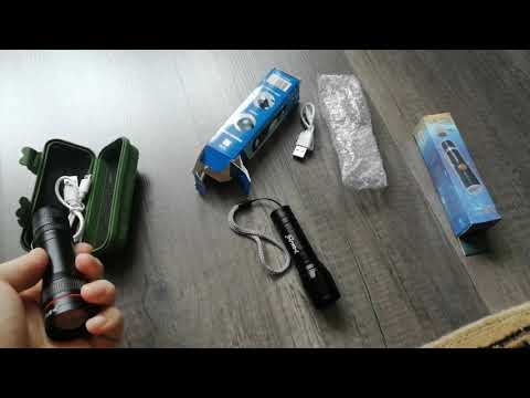 Видео: Обзор на LED-фонарики X-balog (511;520;616)