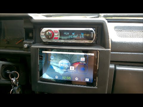 Видео: Переделываем планшет для использования в автомобиле. / Installing the tablet in the car.