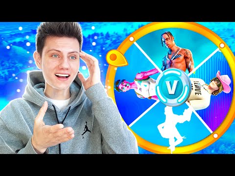 Видео: Прокачка рандомными скинами в Фортнайт