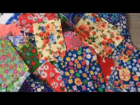 Видео: Надоел мешок обрезков, остатков кроя и лоскутков! Придумала новый способ шитья DIY мастер класс