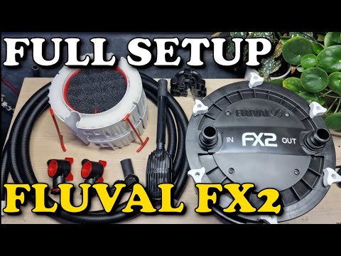 Видео: Полное руководство по настройке FLUVAL FX2 | Внешний аквариумный фильтр FX4 FX6 @fluval