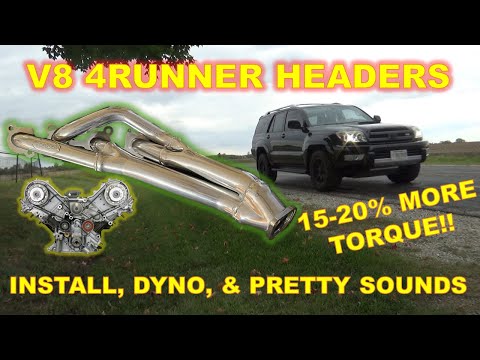 Видео: Установка коллектора V8 4Runner - коллекторы Doug Thorley 4-го поколения 4Runner - ЗВЕРЬ!!!