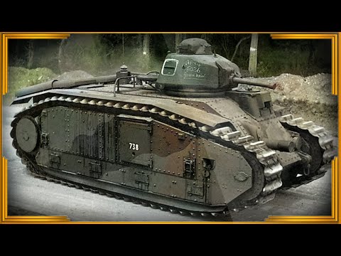 Видео: Французский тяжелый танк Char B1. История, боевое применение