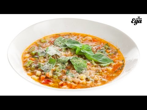Видео: Минестроне — овощной суп из Италии. Классический рецепт