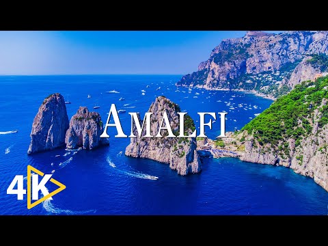 Видео: FLYING OVER AMALFI COAST (4K UHD) — успокаивающая музыка и красивые видеоролики о природе