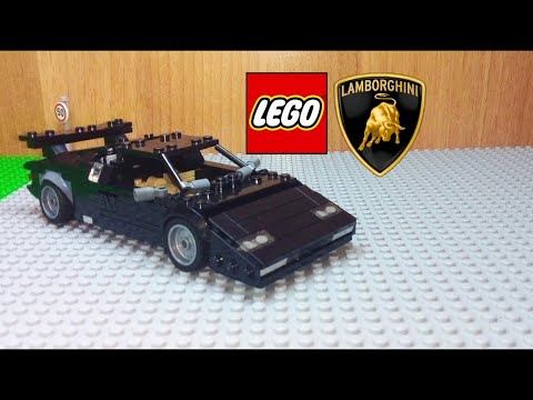 Видео: Инструкция к LEGO lamborghini countach #Lego #ютубер18 #LEGO #8wide #automobile
