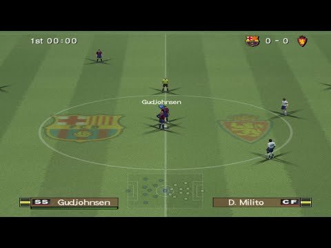 Видео: Pro Evolution Soccer 6 — «Р. Сарагоса» против «Барселоны»