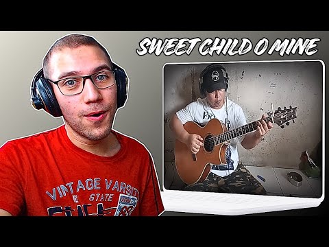 Видео: Реакция на песню Alip Ba Ta - Sweet Child O Mine (кавер в стиле фингерстайл)!!!