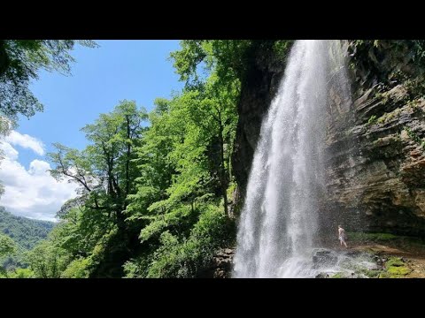 Видео: АКАРМАРСКИЙ ВОДОПАД В АБХАЗИИ - ВЕЛИКАН